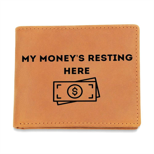 Men's leather gift wallet