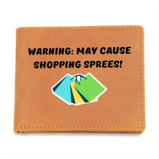 Leather gift wallet shopping