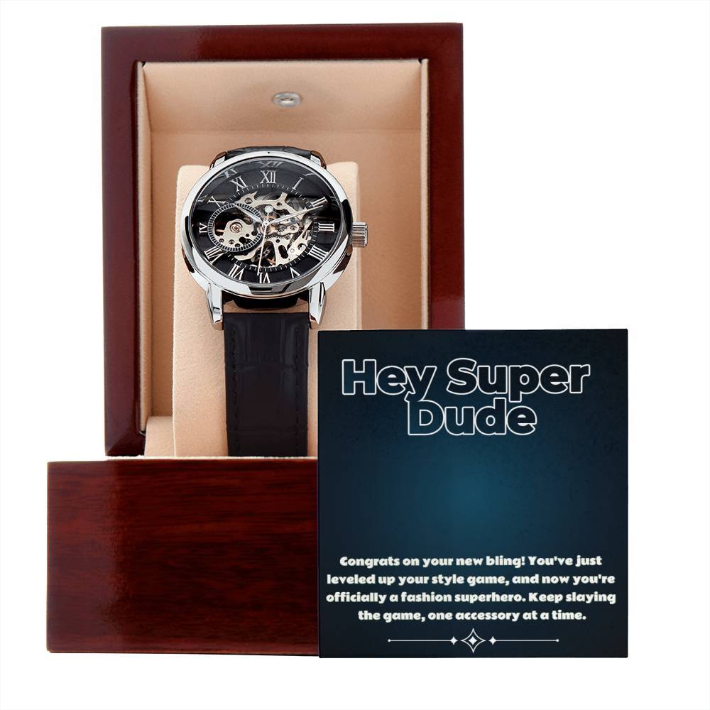 Men's mechanical gift watch