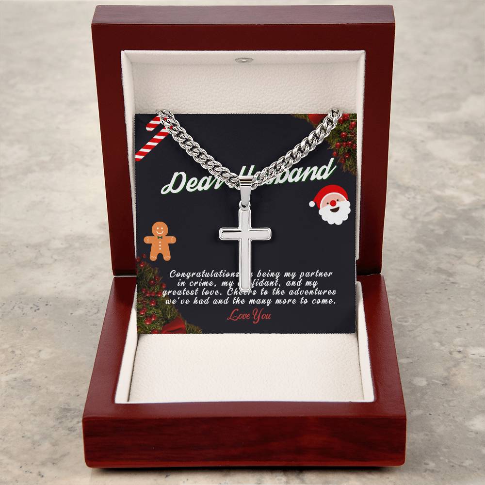 New Year's gift set with engraving for husband
