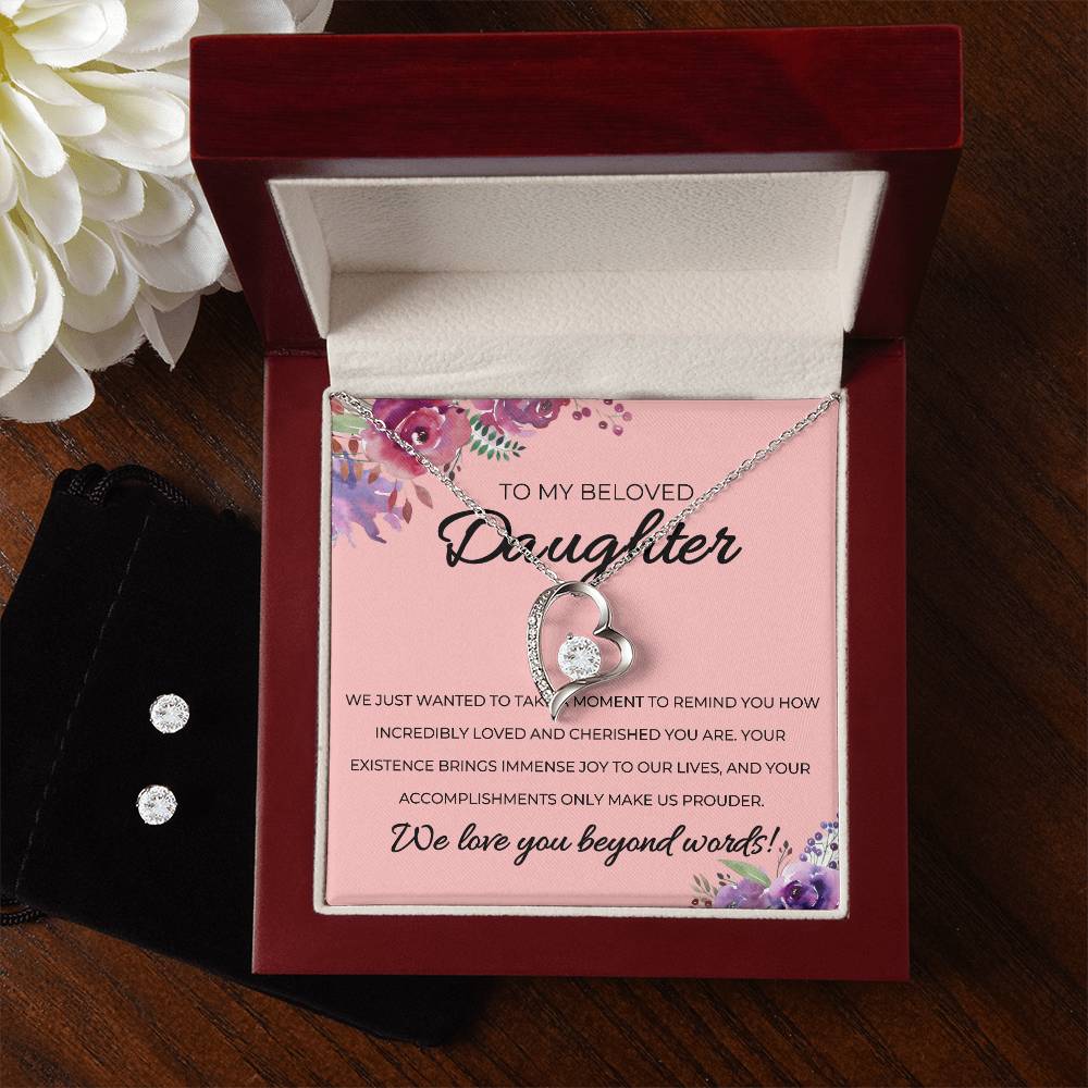 Gift set of jewelry for daughter