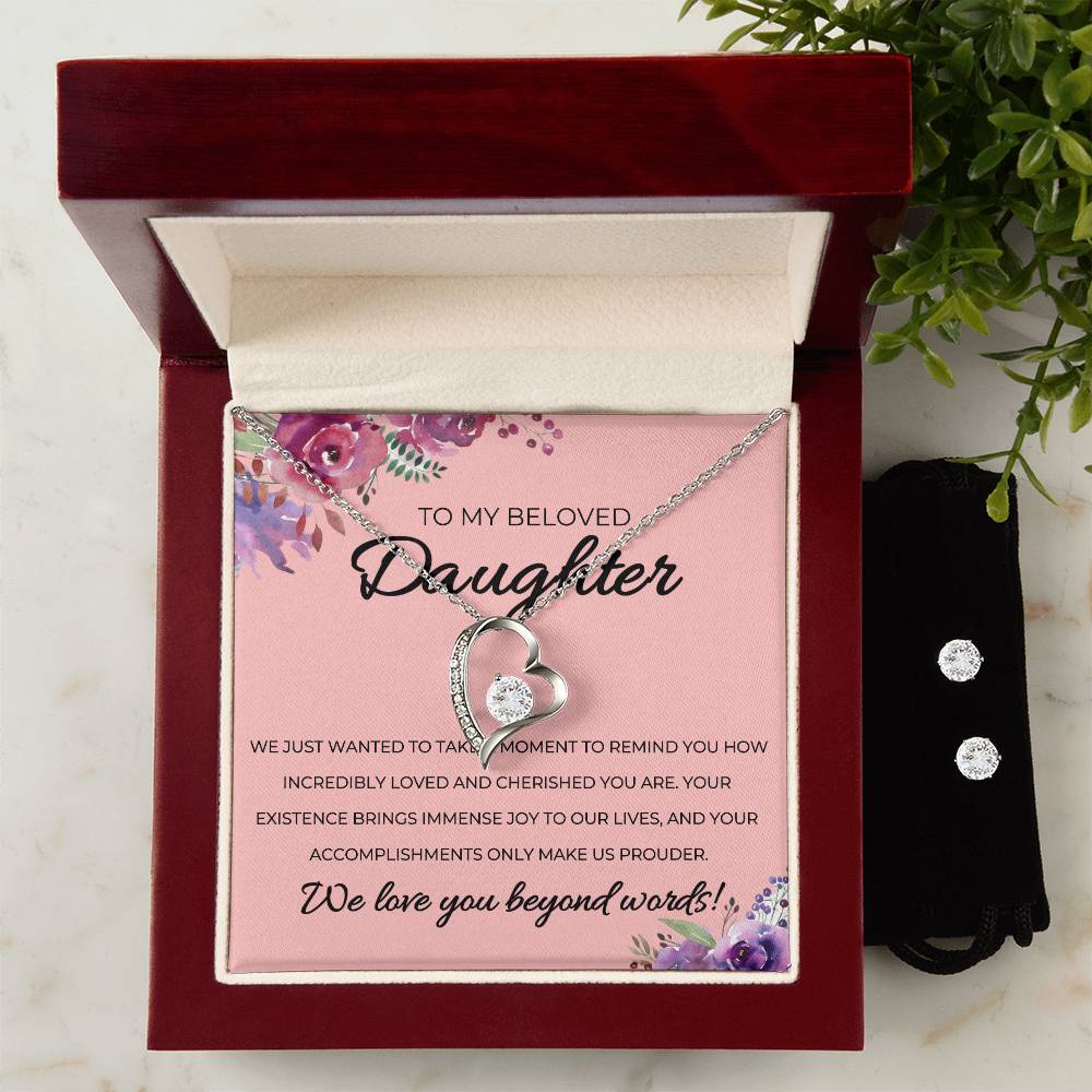 Gift set of jewelry for daughter