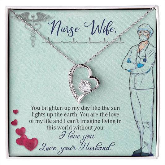 Nurse's Wife Heart Pendant