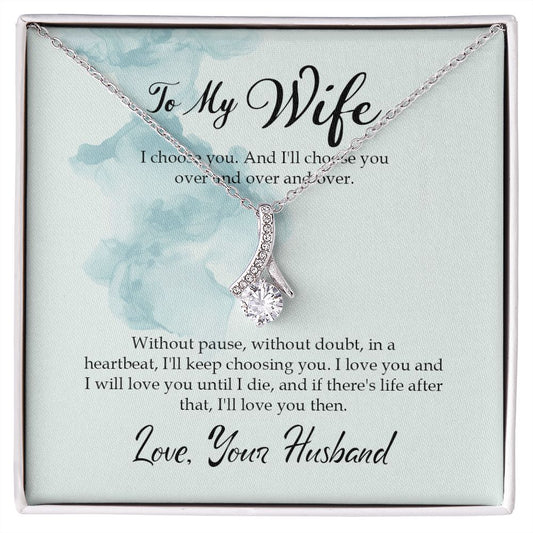 Pendant decoration for a beloved wife