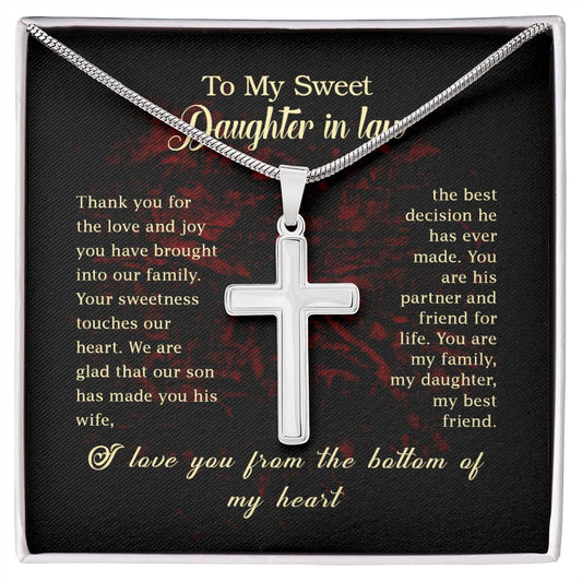 To My Sweet Daughter in Law Gift